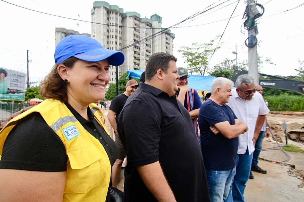 Obras na Avenida Djalma Batista em Manaus