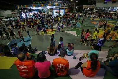 Reinauguração do anfiteatro praça de alimentação da Cidade Nova em Manaus