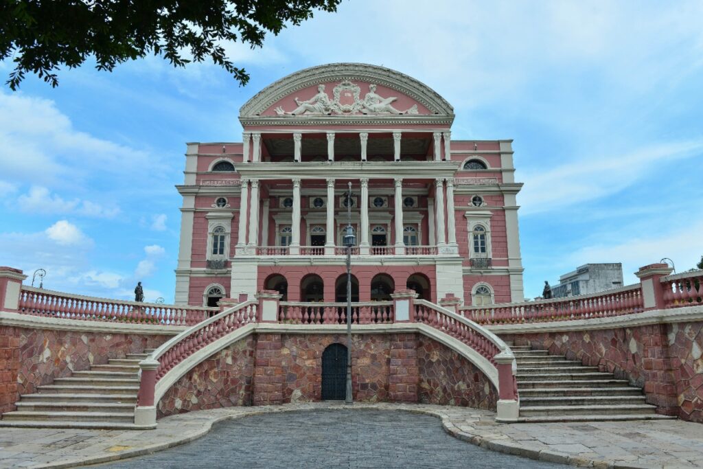 Fachada do Teatro amazonas - Divulgaçao SEC