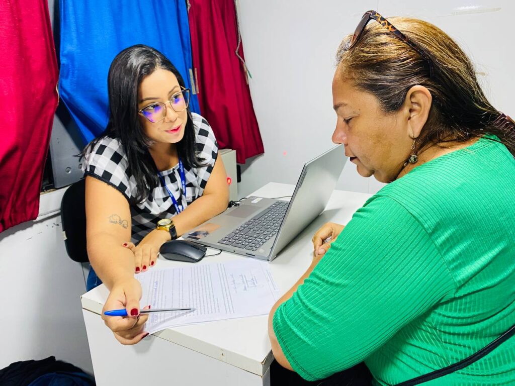 Atendimneto itinerante da empresa Águas de Manaus - Foto: Divulgação