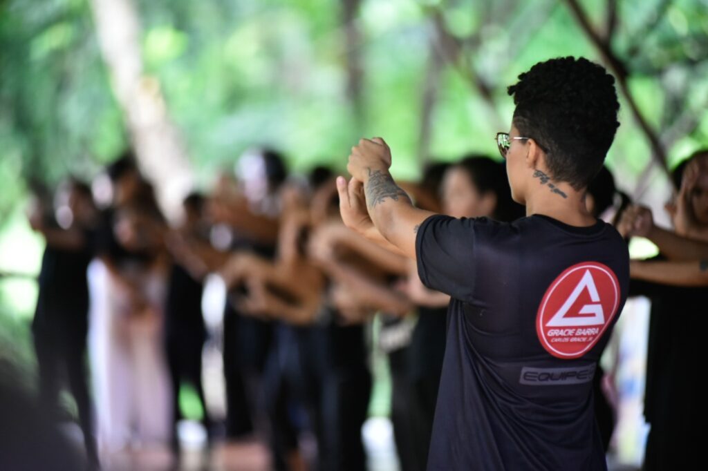 curso de Defesa Pessoal para Mulheres em Manaus - Foto: Mauro Neto/Sedel