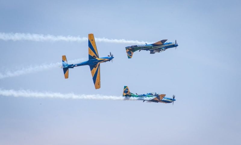 Apresentação da Esquadrilha da Fumaça em Manaus - Foto: Divulgação 