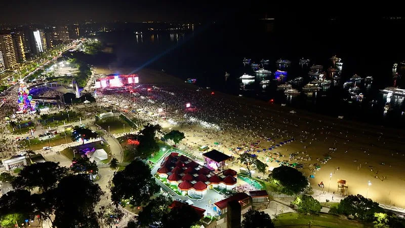 Festa na Praia da Ponta Negra em Manaus - Foto: Divulgação