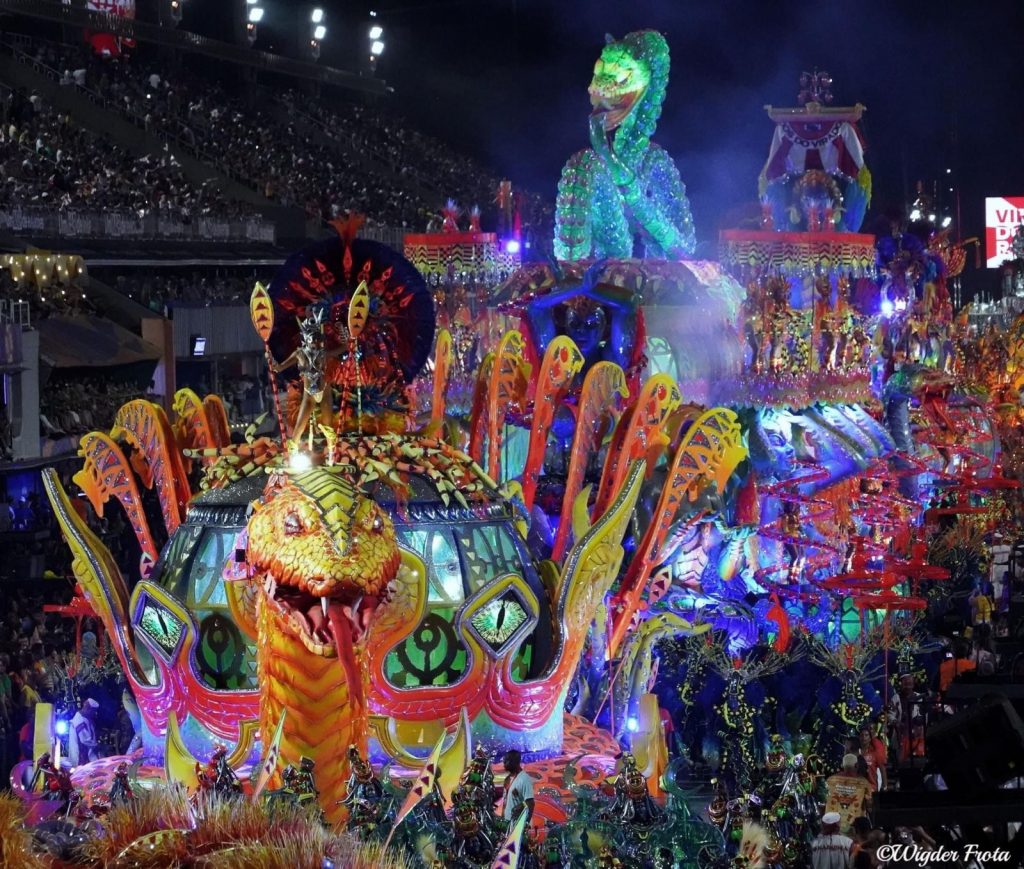 Alegoria do Carnaval no Rio de Janeiro conta com trabalho de artistas de Parintins ( Foto: Divulgação)