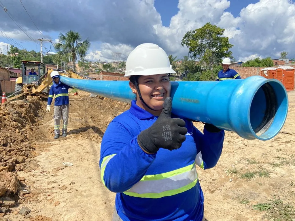 Comunidade Parque dos Buritis recebe investimento da empresa Águas de Manaus 
