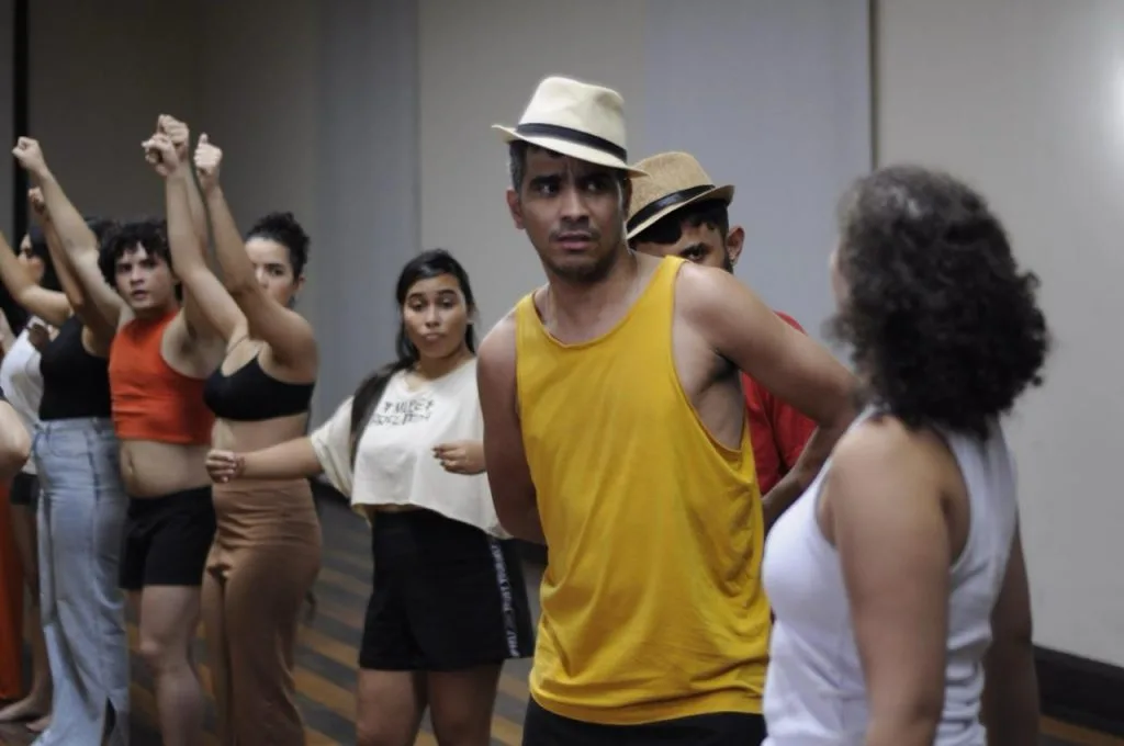 Ensaios da peça "Ópera do Malandro" em Manaus (Foto: DIvulgação)