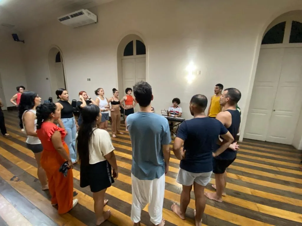 Ensaios da peça "Ópera do Malandro" em Manaus (Foto: DIvulgação)