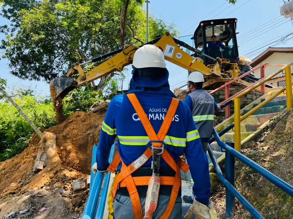 Obras levam rede de esgoto ao Novo Aleixo (Foto: Divulgação)