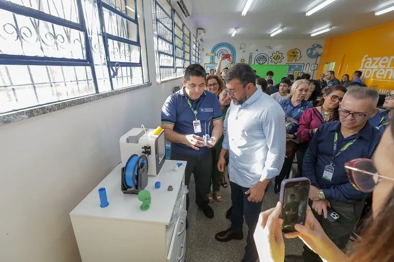 Governador do Amazonas Wilson Lima abre ano letivo de 2024 no Estado 