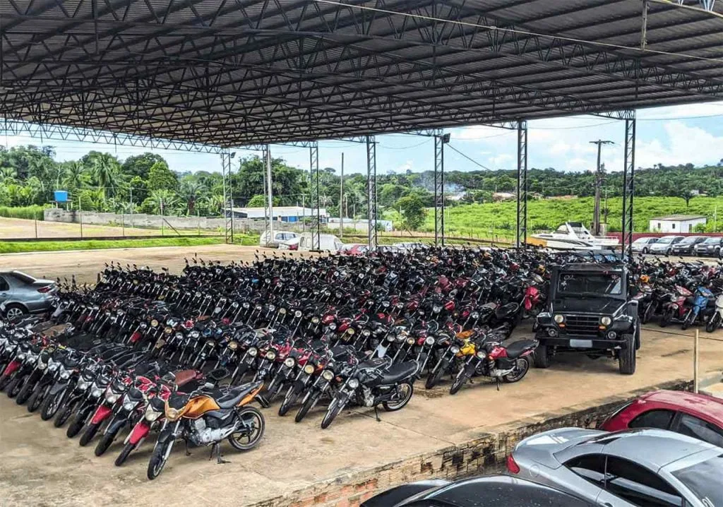 motos em leilão no Detran-AM