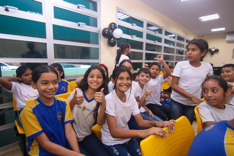 Começa vacinação para dengue em crianças de Manaus (Foto: Ruan Souza / Semcom)