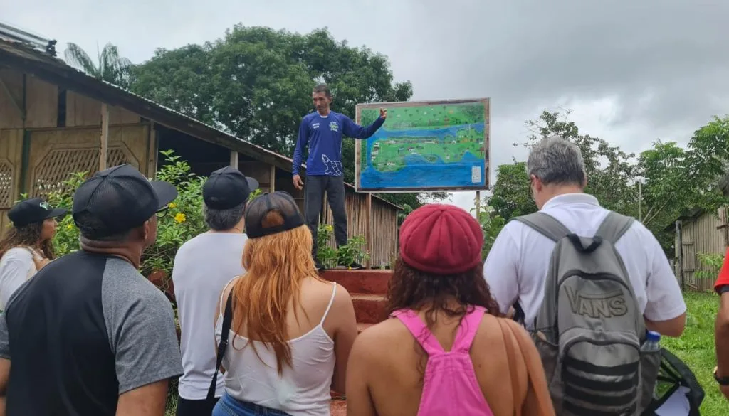 Presidente da Associação das Comunidades Sustentáveis do Rio Negro, Viceli Costa
