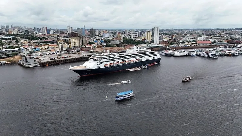 Chegada de navios turísticos movimentam a economia de Manaus (Foto: Divulgação)