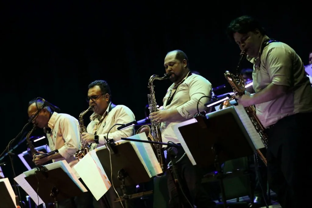 Amazonas Band apresenta Show gratuito no Teatro Amazonas (Foto: Marcely Gomes)