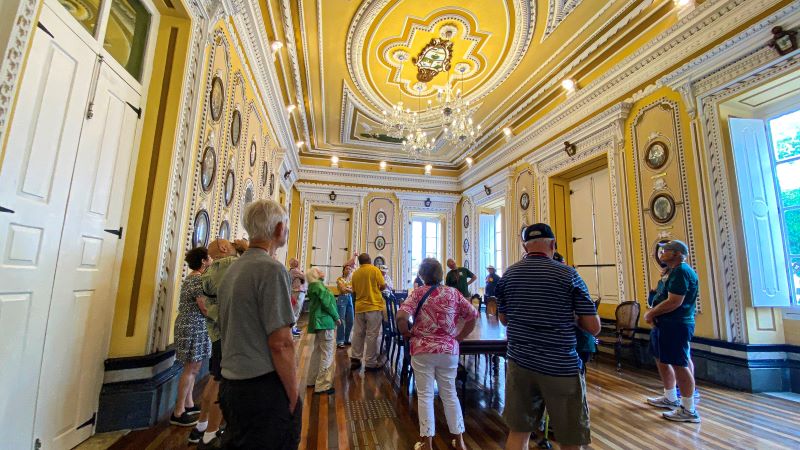 Turistas visitam o Museu da cidade em Manaus (Foto: Divulgação)
