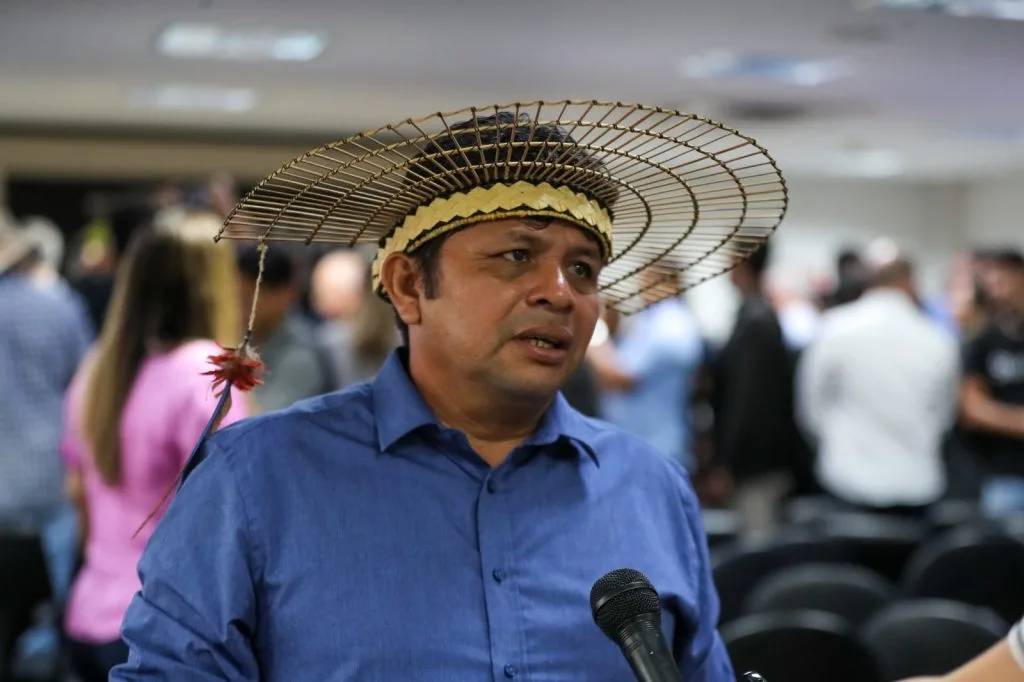 Coordenador do Conselho Indígena Mura, Kleber Mura _Mauro Neto