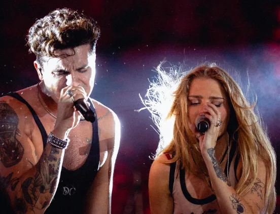 Luan Santana e Luíza Sonza no Luan City Festival em Manaus (Foto: Reprodução Instagran)