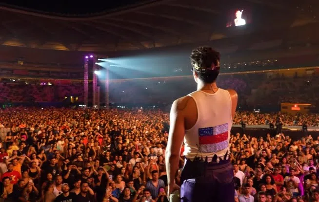 Luan Santana no Luan City Festival em Manaus (Foto: Reprodução Instragran)