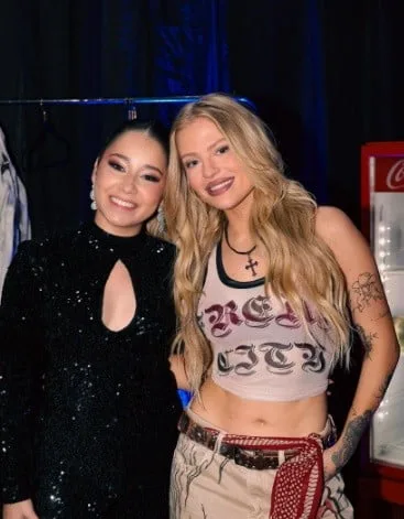 Luiza Sonza e Marília Tavares no Luan City Festival ( Foto: Reprodução Instagram)