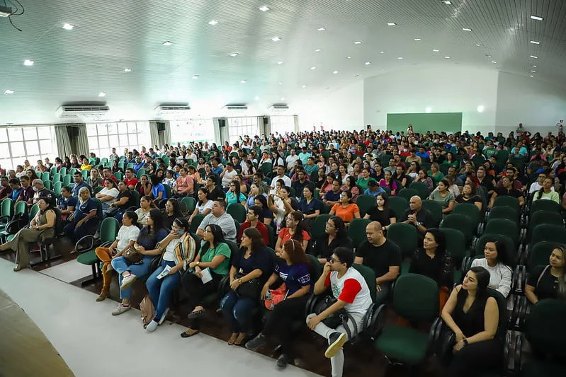Integração de novos servidores da Semsa em Manaus (Foto: Divulgação)