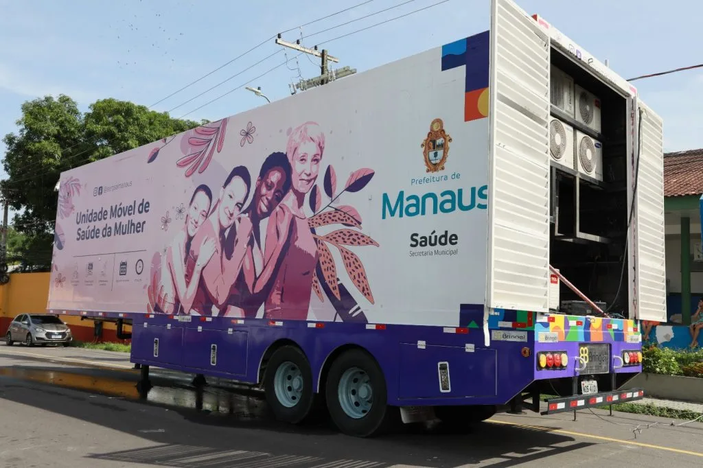 Unidade móvel de saúde da mulher_manaus_semsa (Foto: Divulgação)
