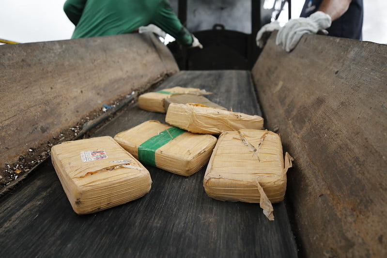 Incineração de drogas em Manaus (Foto: Divulgação)