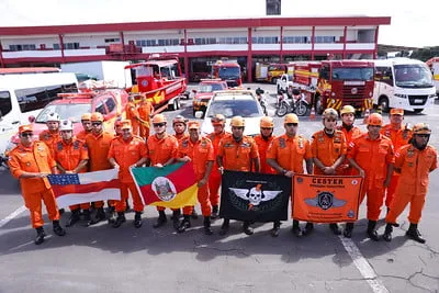 Retorno da tropa da missão no Rio Grande do Sul (Foto: Divulgação)