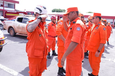 Retorno da tropa da missão no Rio Grande do Sul (Foto: Divulgação)