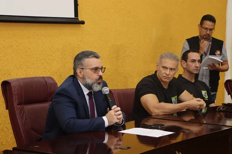 Titular da Proceap, o promotor de Justiça Armando Gurgel Maia dá detalhes da Operação Audácia (Foto: Divulgação)