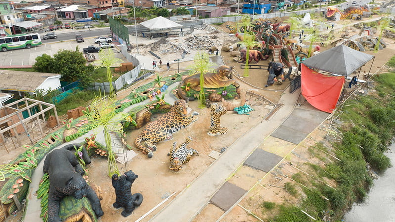 Parque Gigantes da Floresta em Manaus (Foto: Carlos Oliveira/Seminf)