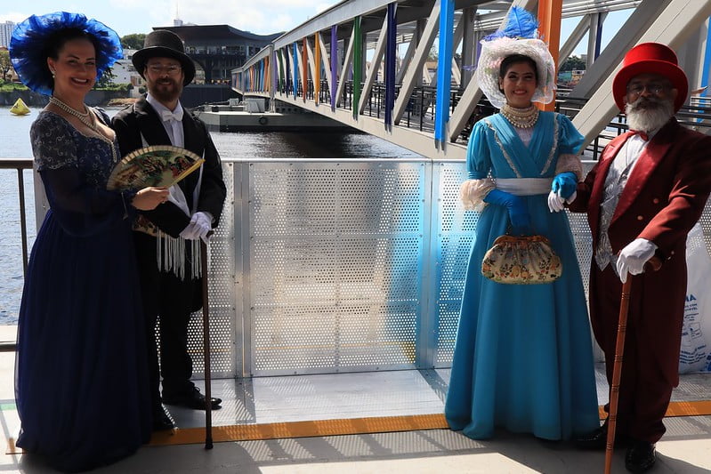 Inauguração do píer turístico de Manaus (foto: divulgação)