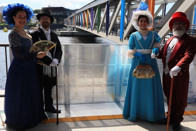 Inauguração do píer turístico de Manaus (foto: divulgação)
