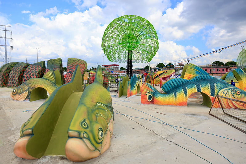 Parque Gigantes da Floresta em Manaus (Foto: Carlos Oliveira/Seminf)