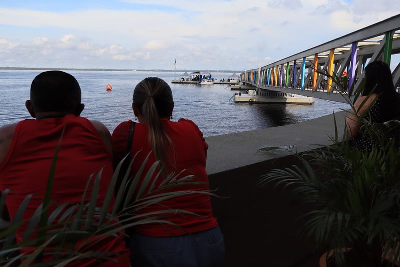 Inauguração do píer turístico de Manaus (foto: divulgação)