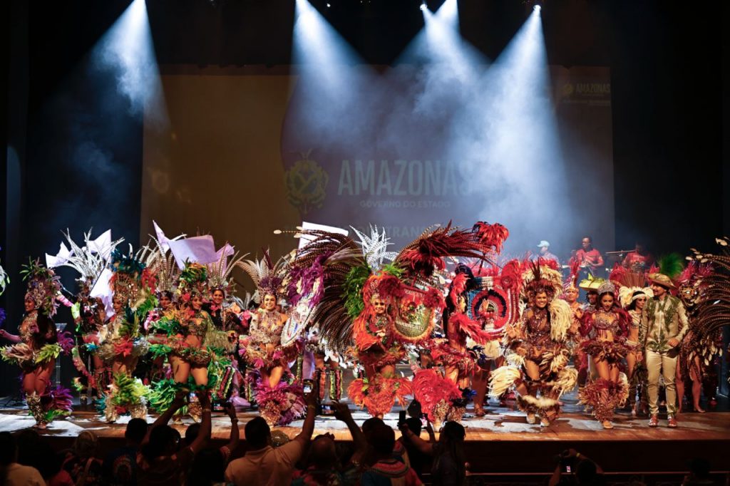 Lançamento do Festival de Cirandas de Manacapuru no Teatro Amazonas (Foto: David Martins)