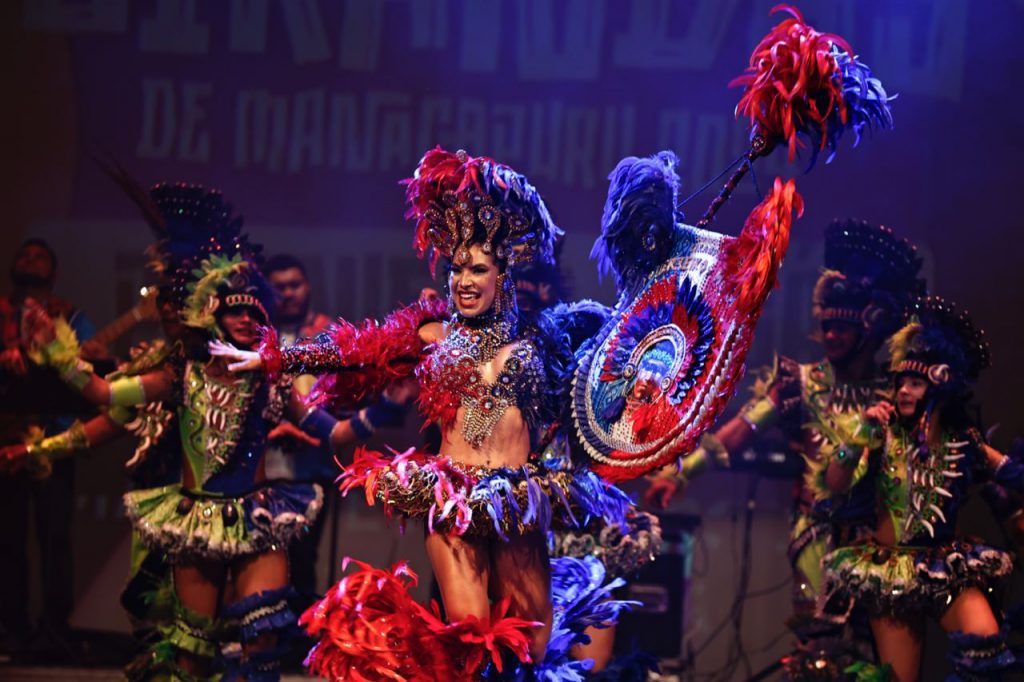 Lançamento do Festival de Cirandas de Manacapuru no Teatro Amazonas (Foto: David Martins)