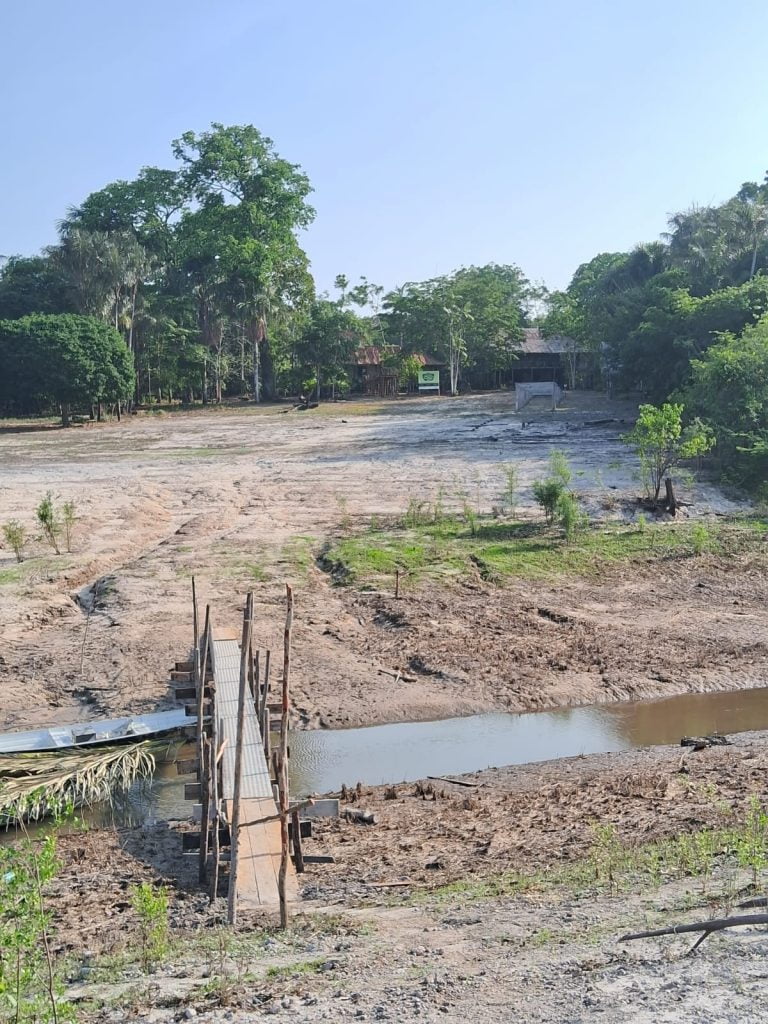 Estiagem dos rios dificulta acesso ao Museu do Seringal (Foto: Divulgação)