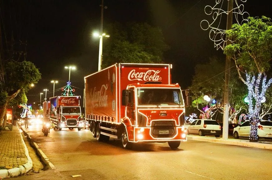 Caravana de Natal da Coca-Cola no Amazonas (Foto: Divulgação)