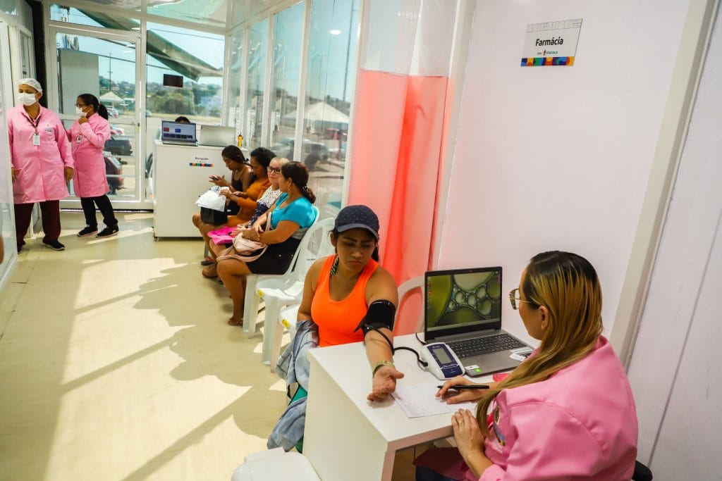 Unidade móvel da saúde da mulher em Manaus (Foto: DIvulgação)