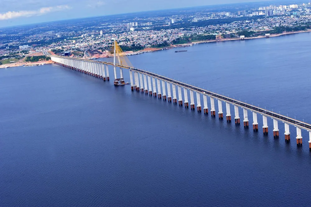 Rio Negro nas proximidades de Manaus