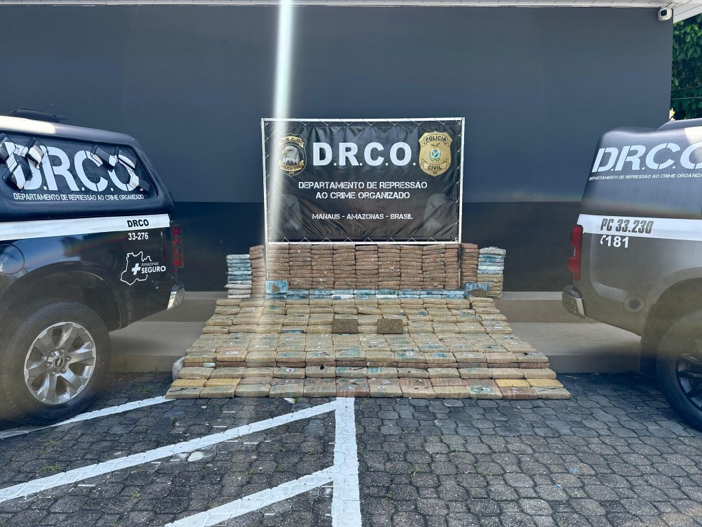 Droga tipo skunk apreendida pela PC-AM durante operação na AM-070