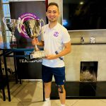 Celino Alves comemora título no futsal de Malta com o time Luxol St. Andrew