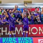 Celino Alves comemora título no futsal de Malta com o time Luxol St. Andrew