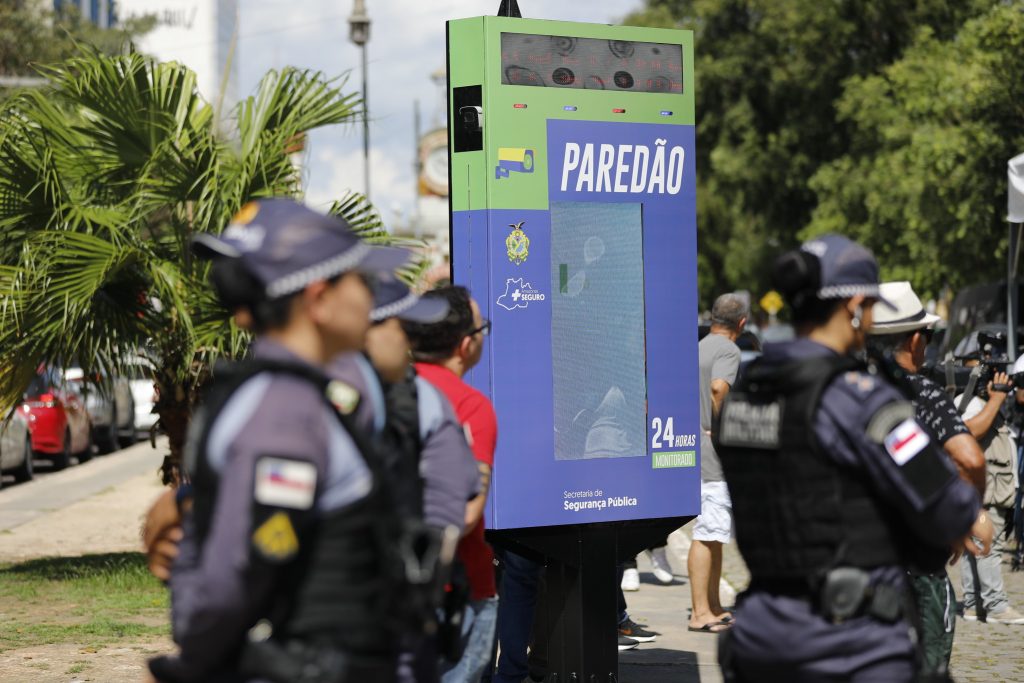 Câmera de segurança do Sistema Paredão instalada em ponto estratégico de Manaus