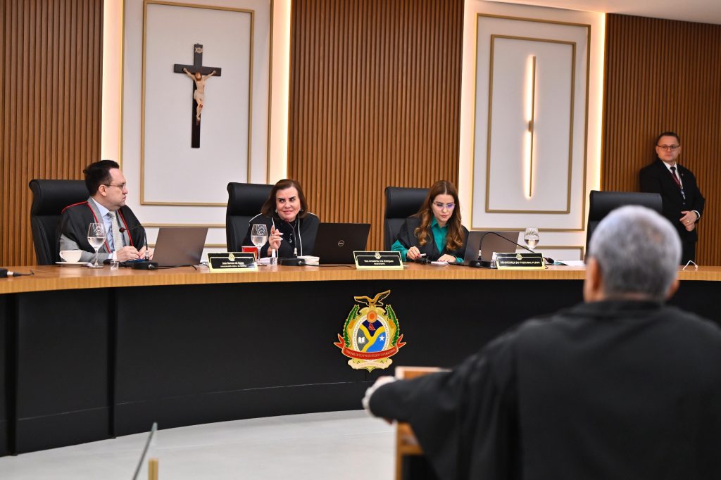 Advogado realiza sustentação oral no plenário do TCE-AM usando novo sistema DEC