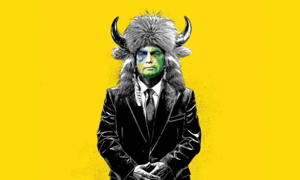 Capa da The Economist mostra Bolsonaro com rosto pintado e chapéu viking em referência à invasão do Capitólio