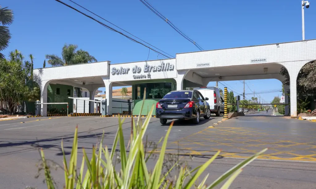 Residência do ex-presidente Jair Bolsonaro com reforço de segurança