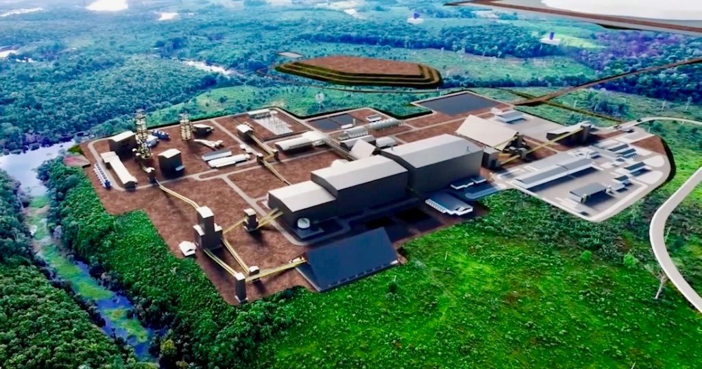 Área da floresta amazônica em Autazes, local do Projeto Potássio, com presença de comunidades indígenas