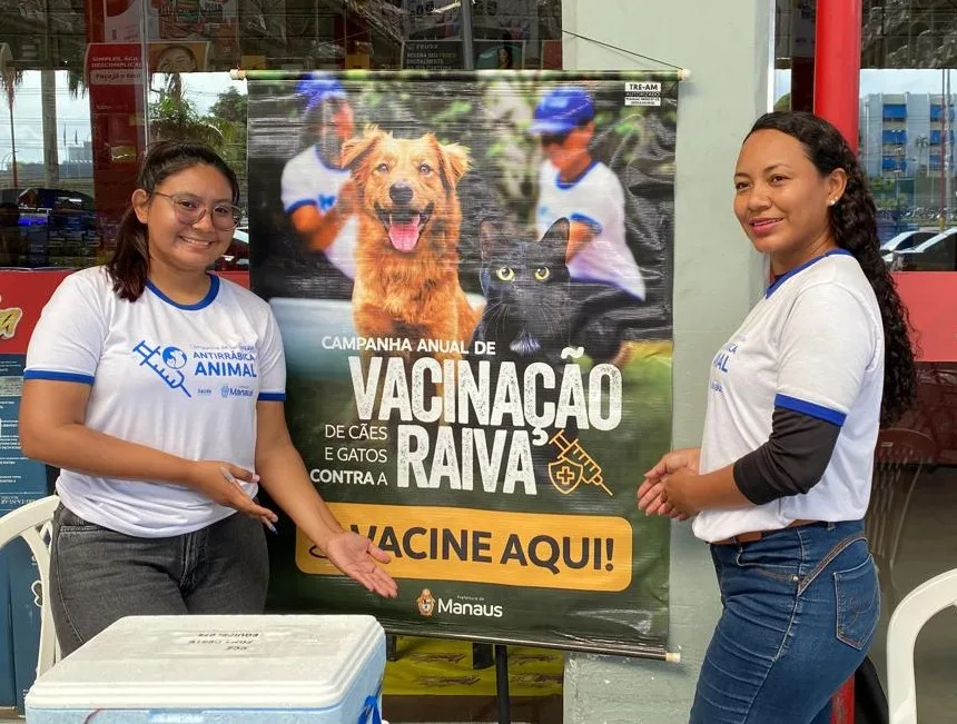 Vacinação de animais em Manaus