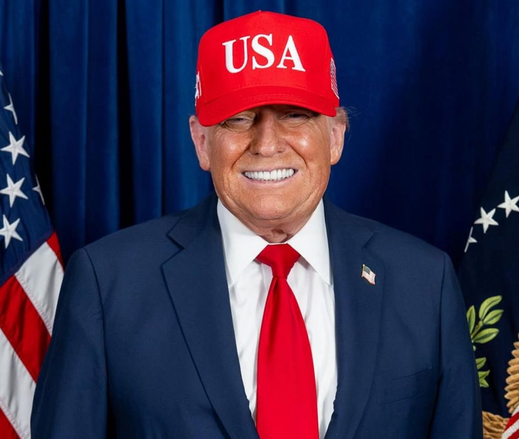 Donald Trump em entrevista à imprensa nos Estados Unidos, falando sobre o Brasil